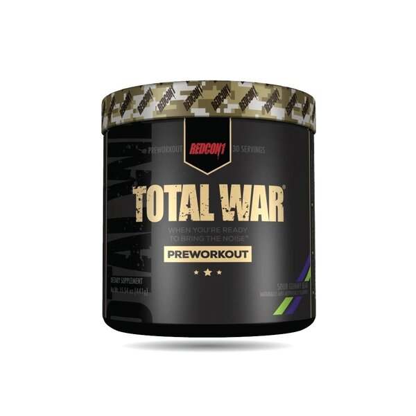 Redcon1 Total War - Preworkout, Sour Gummy Bear (EAN 601754191367) - 441 grams