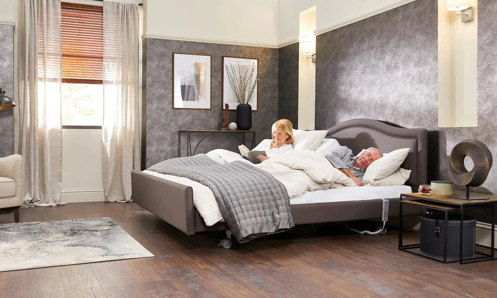Comfort Comfort Dual Profiling Letto - letto gemello regolabile elettrico per coppie con controllo indipendente e regolazione dell'altezza