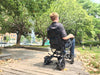 Welzo Carbon Ultra lehký 15kg skládací elektrický invalidní vozík
