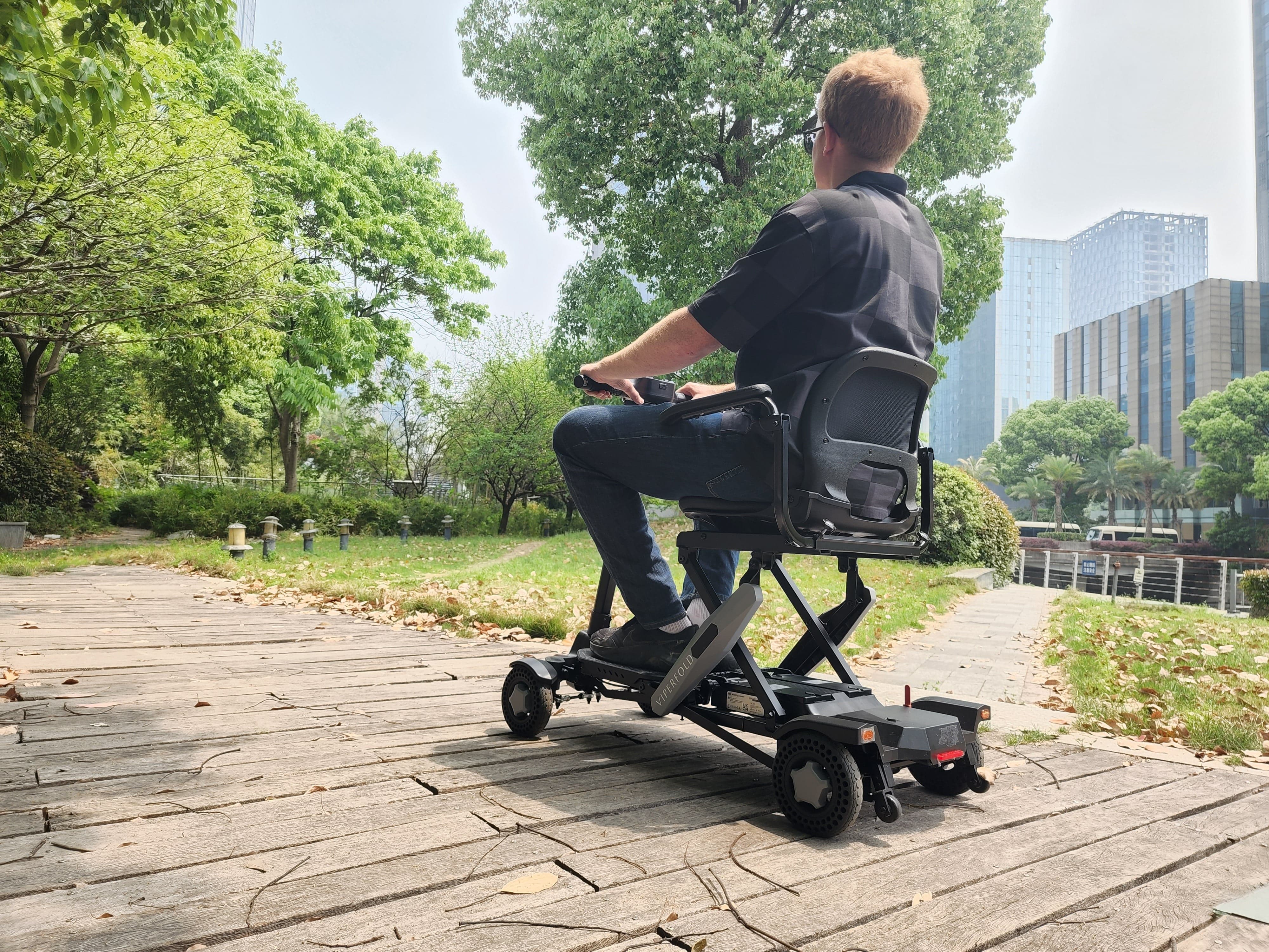 Welzo Veloce Auto automatic folding mobility scooter