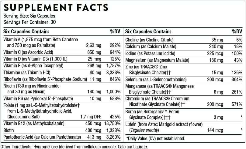 Multi 50+, 180 capsule da donna - Thorne