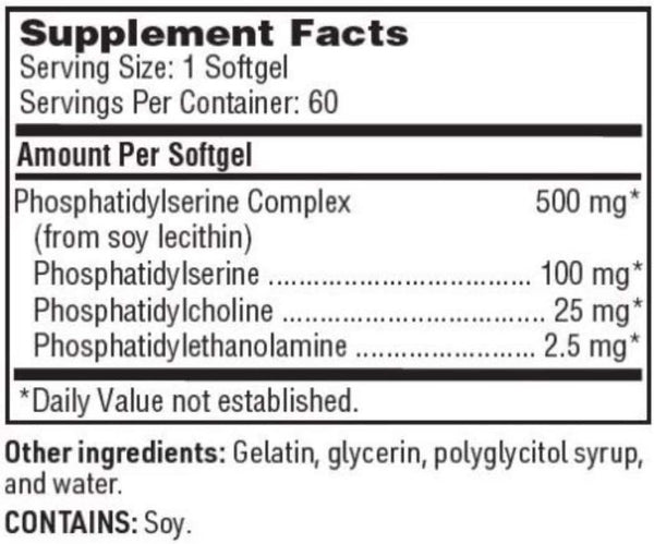 Serrabella Plus (ranije fosfatidil serin) 60 Softgels - Klaire Labs (SFI Health)