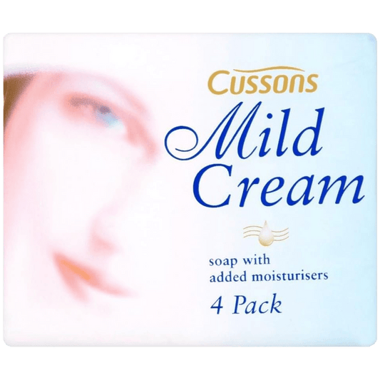 Cussons Mild Cream Soap Bar 85g Pack of 4 - welzo