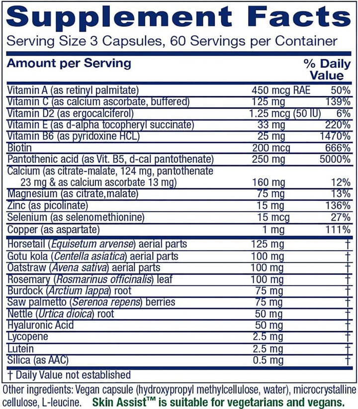 Skin Assist (180 Caps) - Vitanica