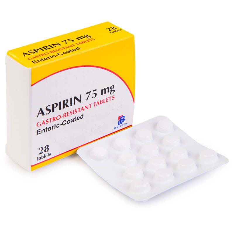 Aspiriini 75 mg gastro-resistentti tablet-paketti 28