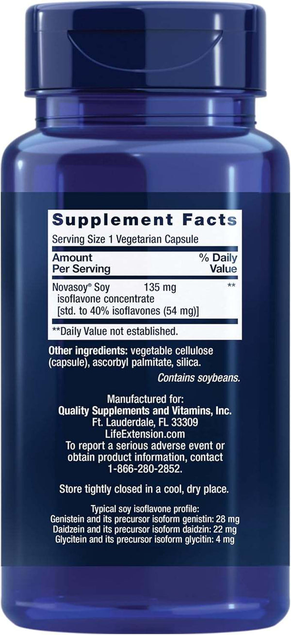 Soy Isoflavones - 30 Vegetarian Caps - Life Extension