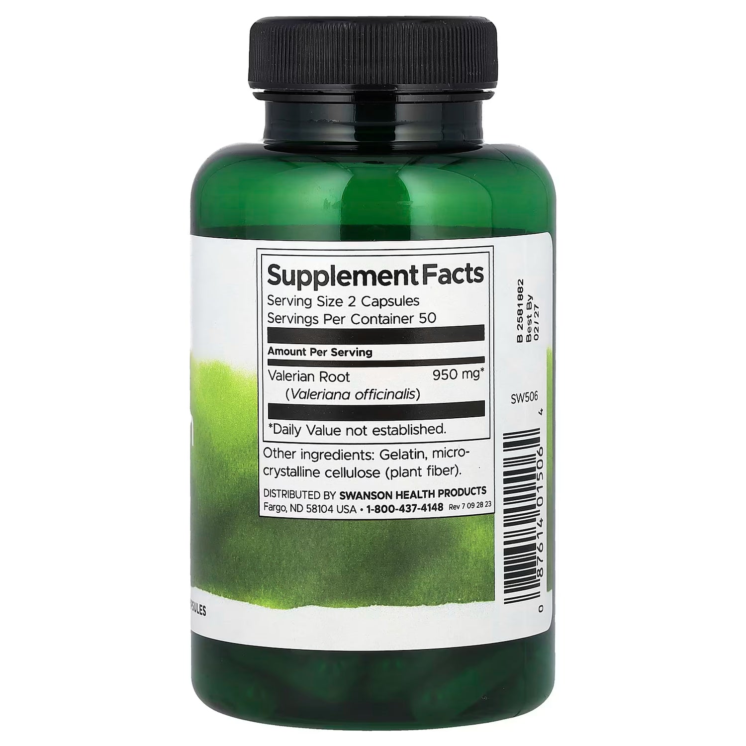 Swanson Valerian Root, 475mg - 100 caps