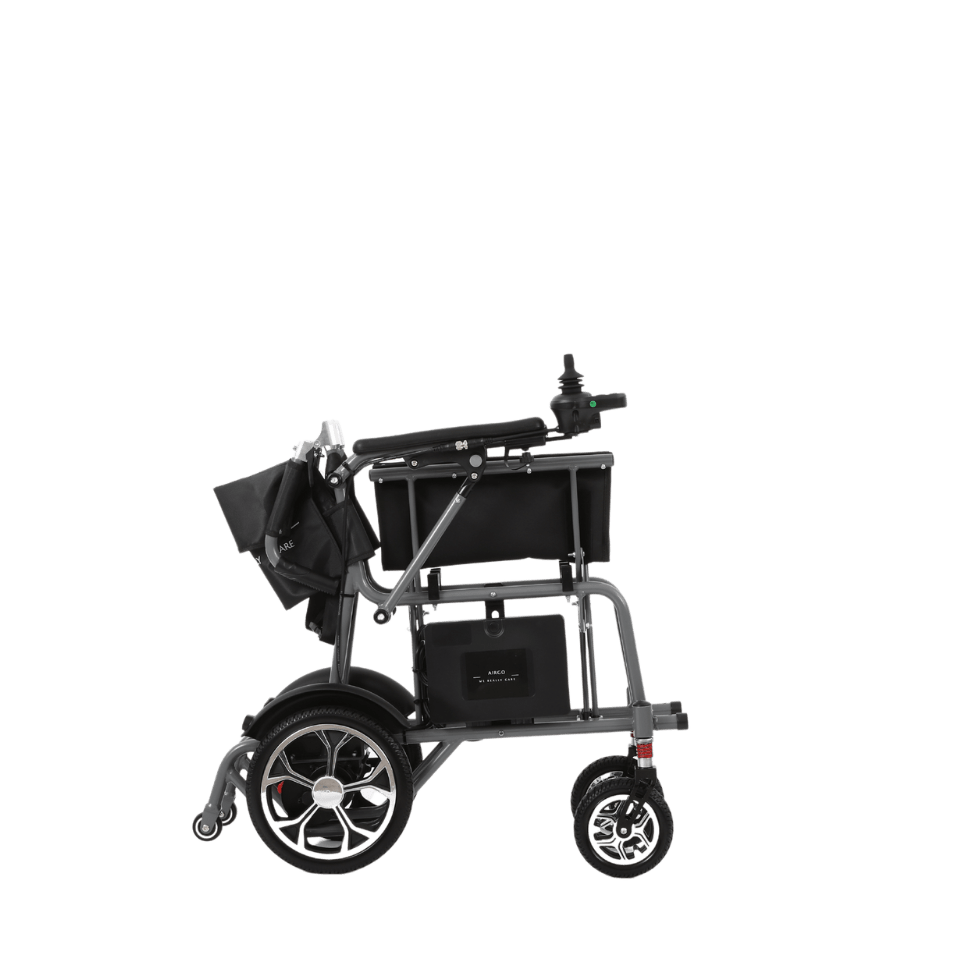 Przenośne składane krzesło z powietrza - Ultra Light 14 kg elektryczny wózek inwalidzki