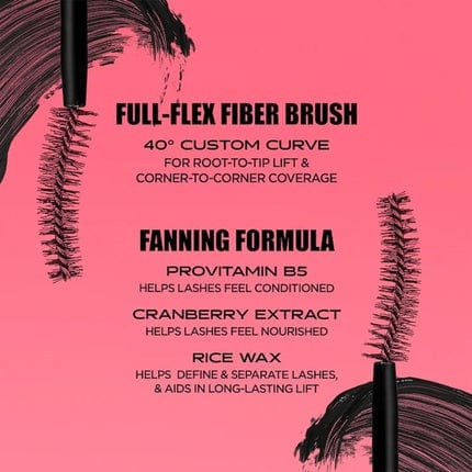 Prestations de fan fest fanning voluminant mascara noir 8,5 g 0,3 oz