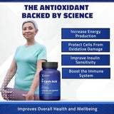Bio-Enhanced R-Lipoic Acid 300mg, 60 Caps - Geronova Research