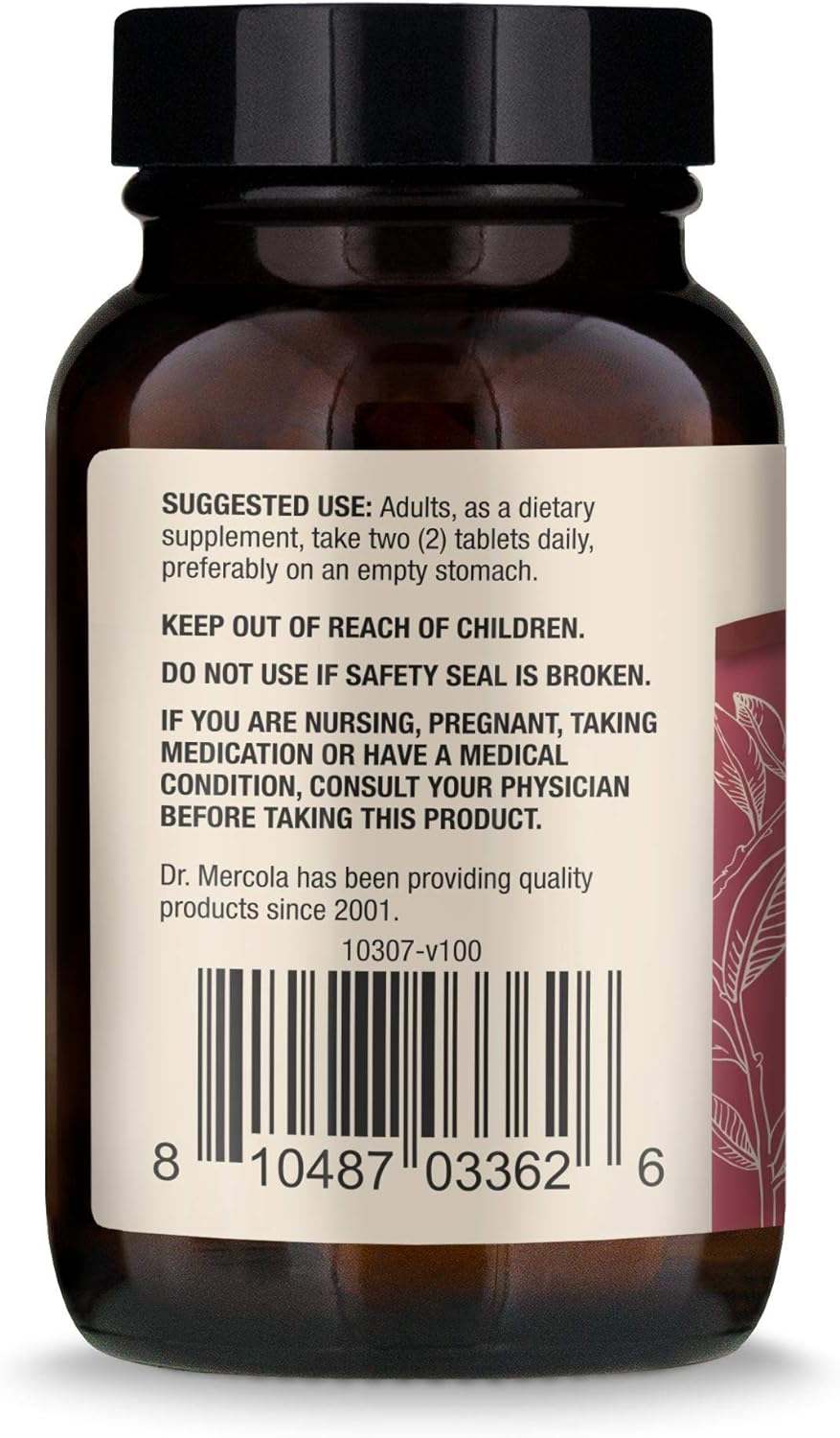 Biodynamic® Οργανική φλούδα ροδιού, 60 δισκία - Dr Mercola