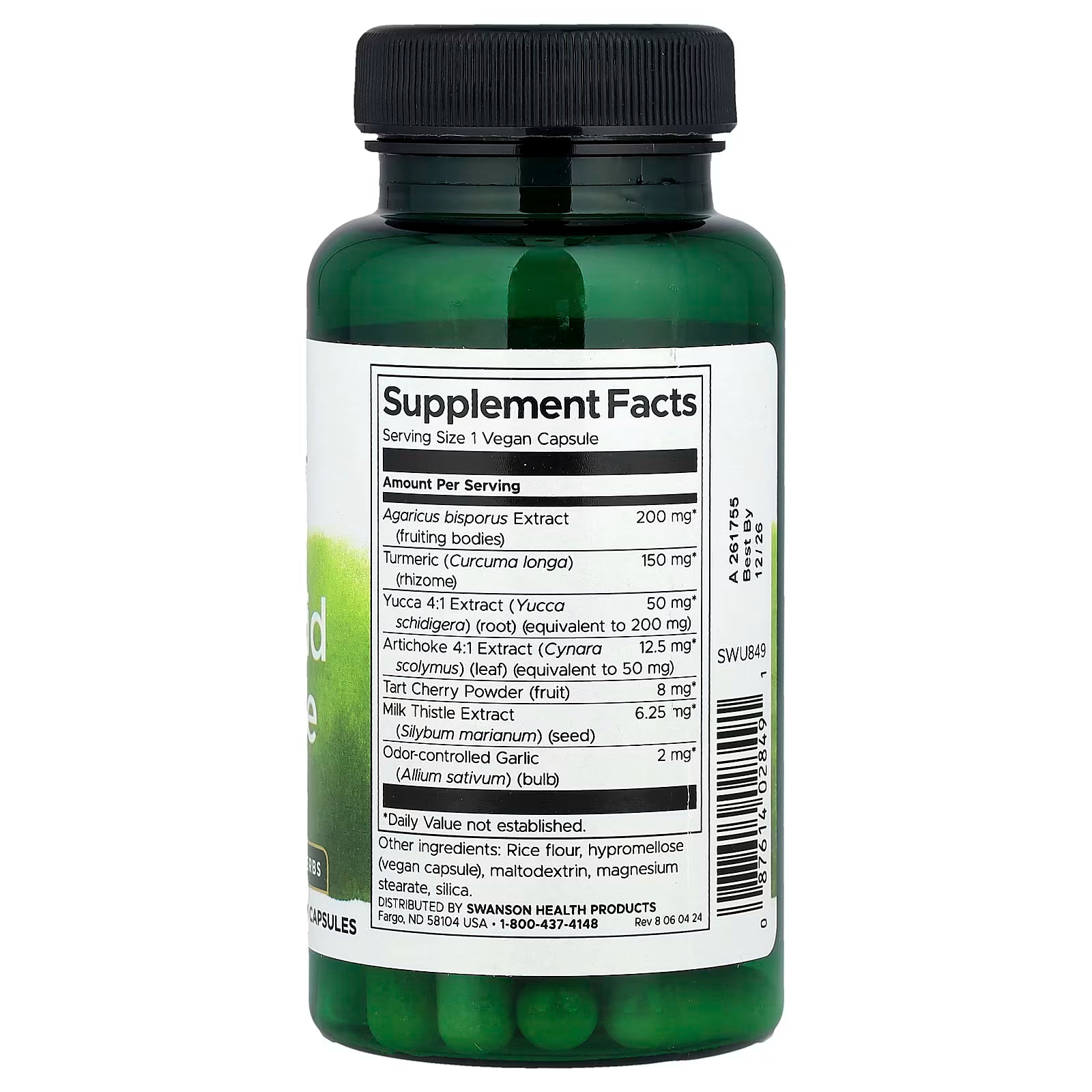 Swanson Uric Acid Cleanse - 60 vcaps