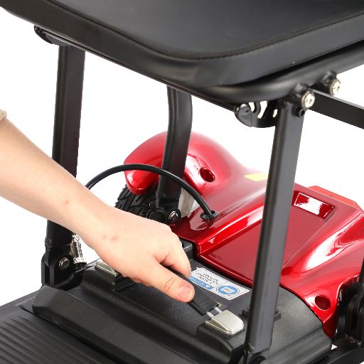 Welzo CareCruise Ελαφρύ αναδιπλούμενο σκούτερ κινητικότητας 4 τροχών