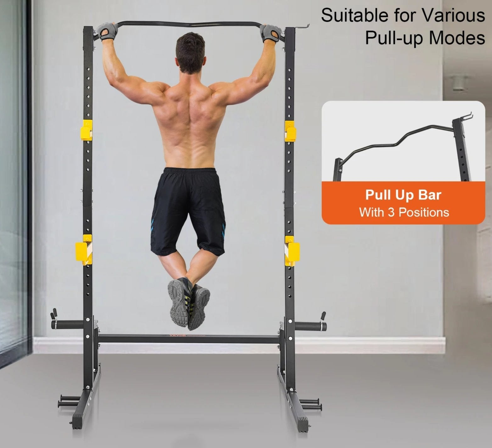 Lifefit Squat Rack con allenatore funzionale-gabbia di potenza per impieghi per l'allenamento della forza 800 libbre