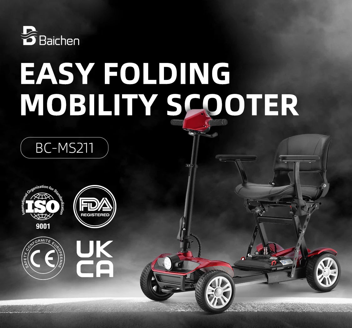Welzo AutoFold 1100 - Automatic Folding Mobility Scooter