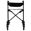 WeCan R-89 Folding Rollator Walker with Seat, Backrest and Storage Bag – image 3