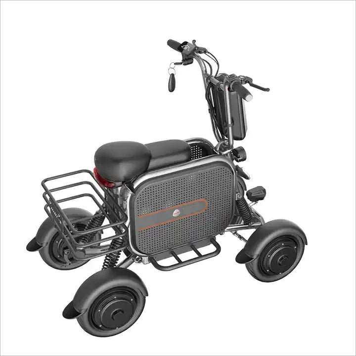 Welzo Aero Ultra-light Dual-Motor Fold Mobility Scooter-Rollstuhl 17,5 kg