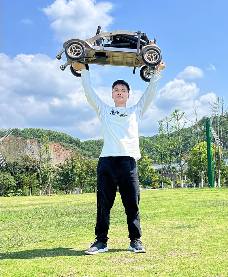 Welzo All-Terrain Portable Folding Ultra-Light 15KG Electric Mobility Scooter