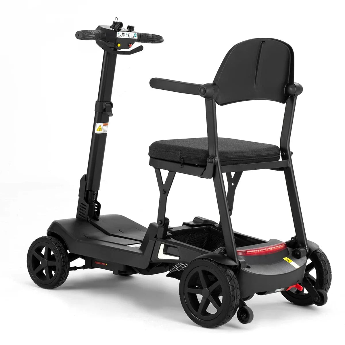 Welzo Red FreeFold X Lightweight 16KG Foldable Mobility Scooter – Portable Electric Scooter, Lithium Battery, 30km Range