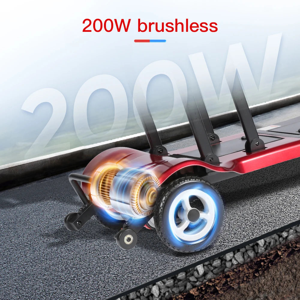 Welzo Feather+ Magnesium Ultra-Light Folding Mobility Scooter