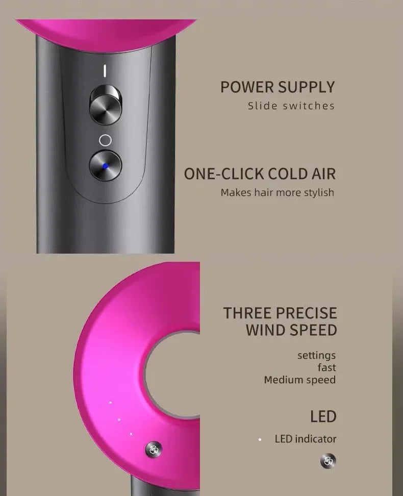 Supersonic Professional Negative Ion Hair Dryer