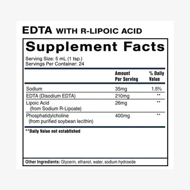 EDTA liposomiale con acido r -lipoico (4oz) - Quicksilver