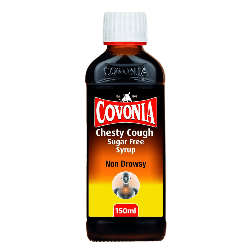 Covonia Chesty Cough Sugar Free Syrup 150ml - welzo