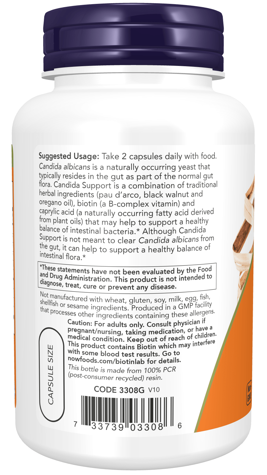 NOW Foods Candida Support - 90 vcaps