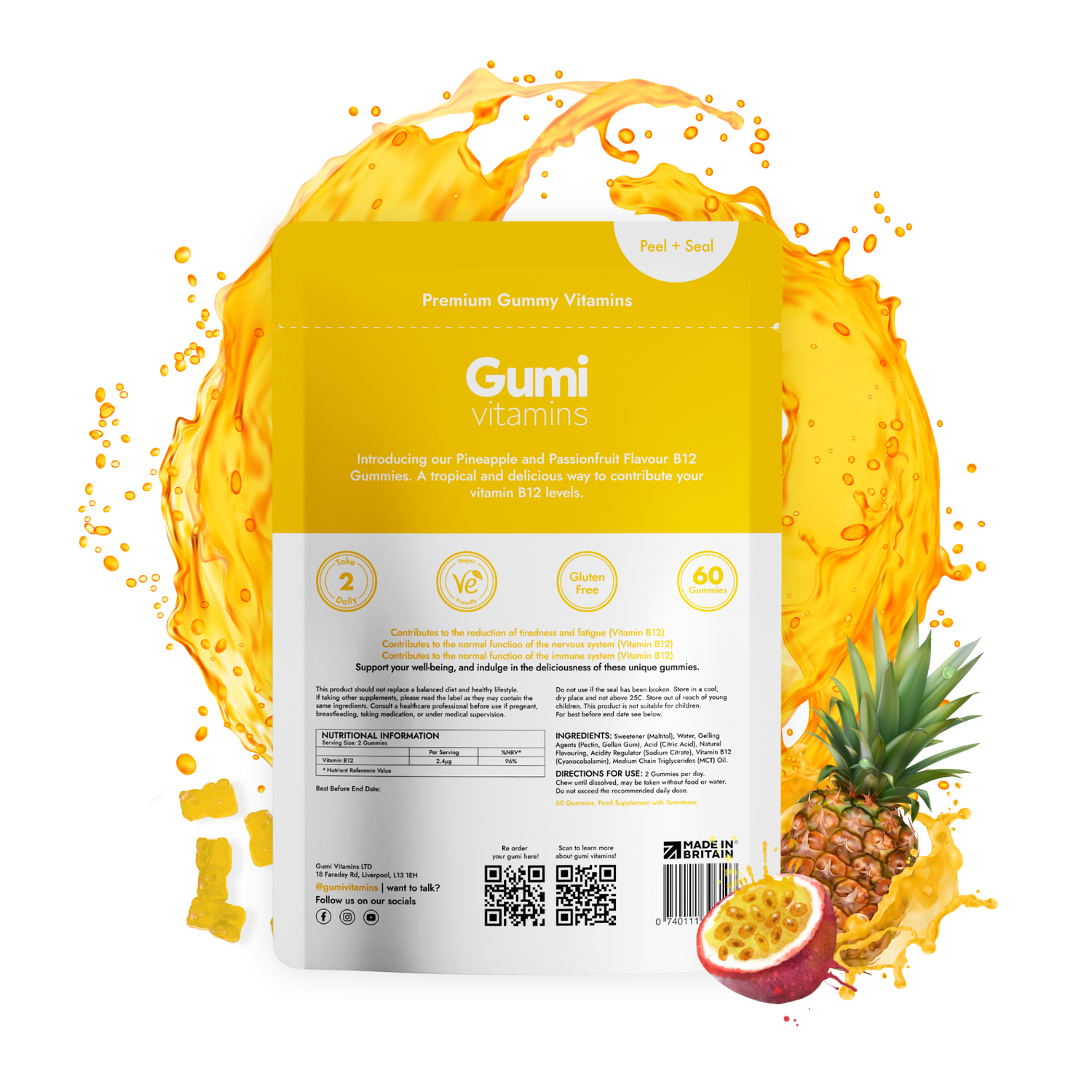 Gumi Vitamins Restore - B12 - Welzo