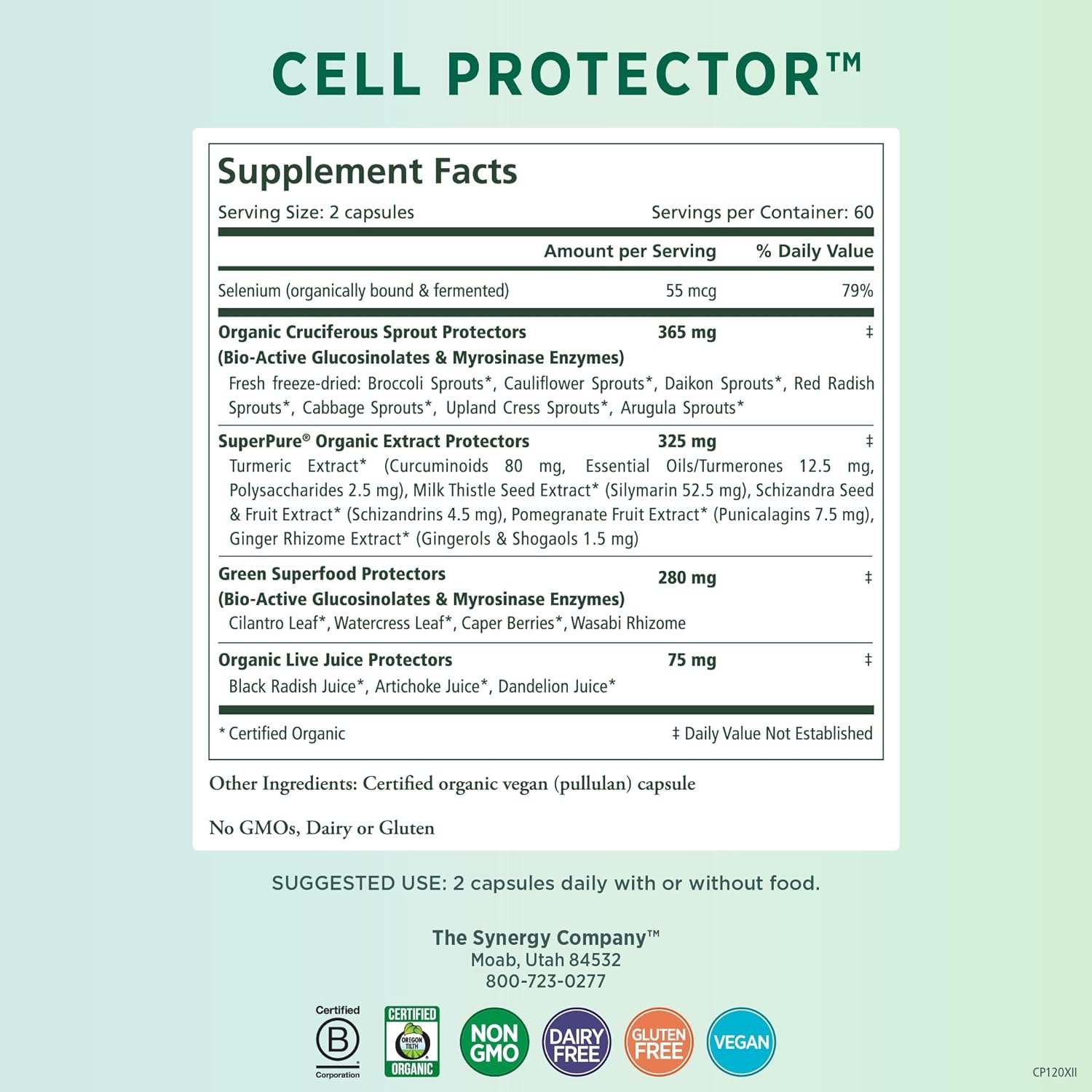 Cell Protector, 120 Capsules, The Synergy Company