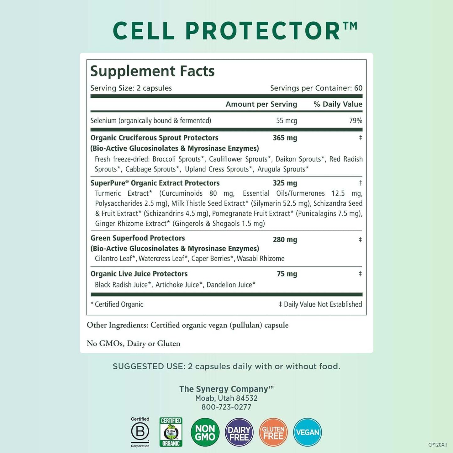 Cell Protector, 120 capsules, The Synergy Company