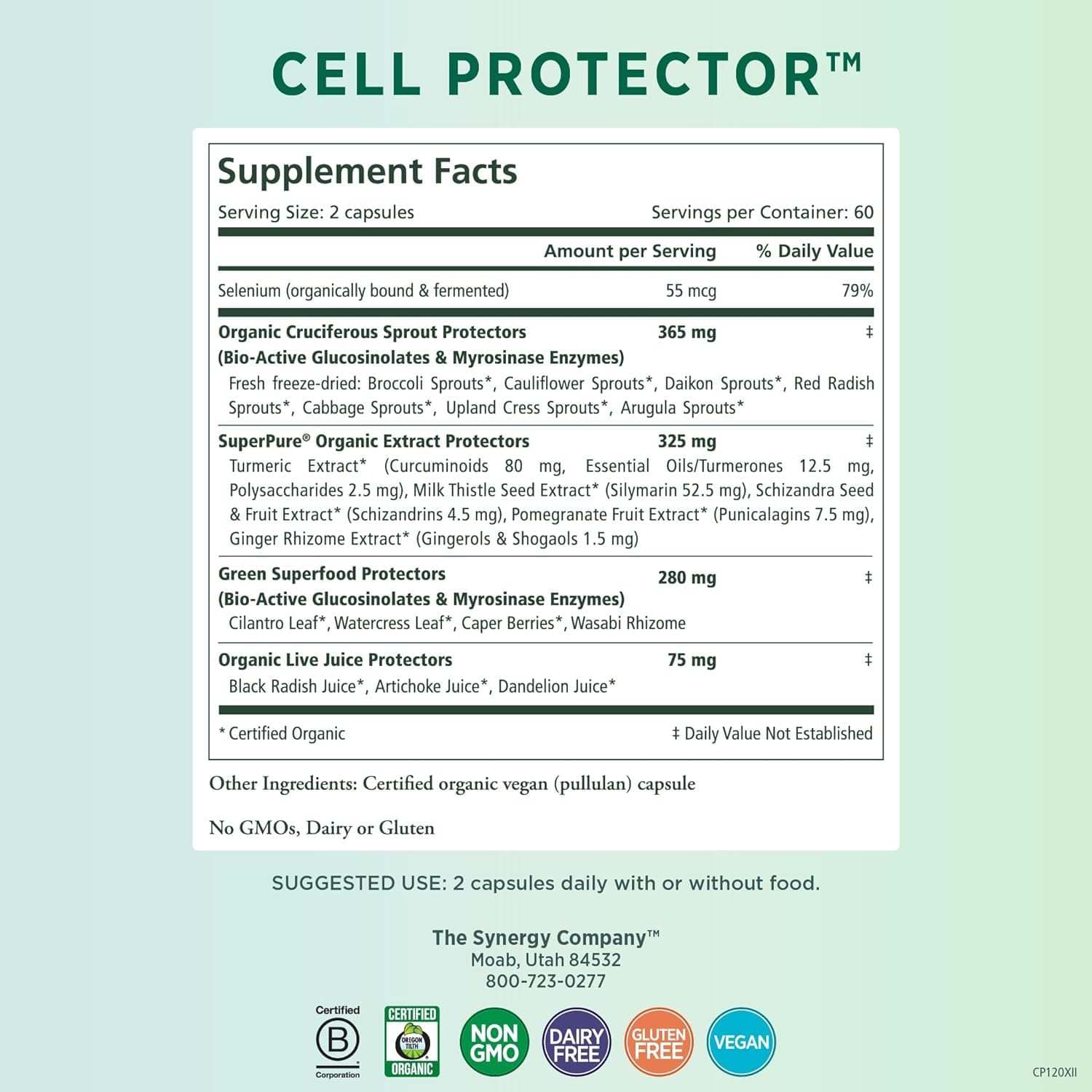 Cell Protector, 120 Capsules, The Synergy Company