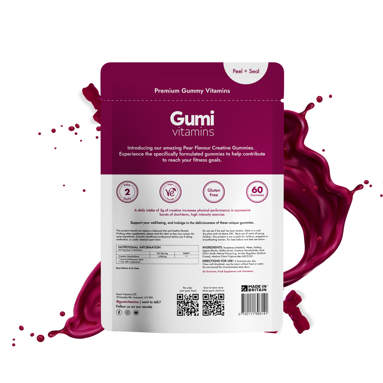 Gumi Vitamins Power - Creatine - Welzo