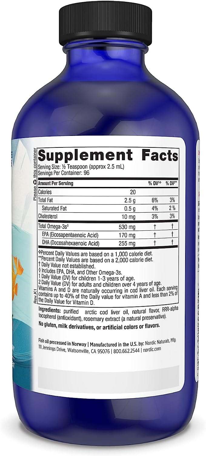 DHA infantil (morango) 237 ml - naturais nórdicos