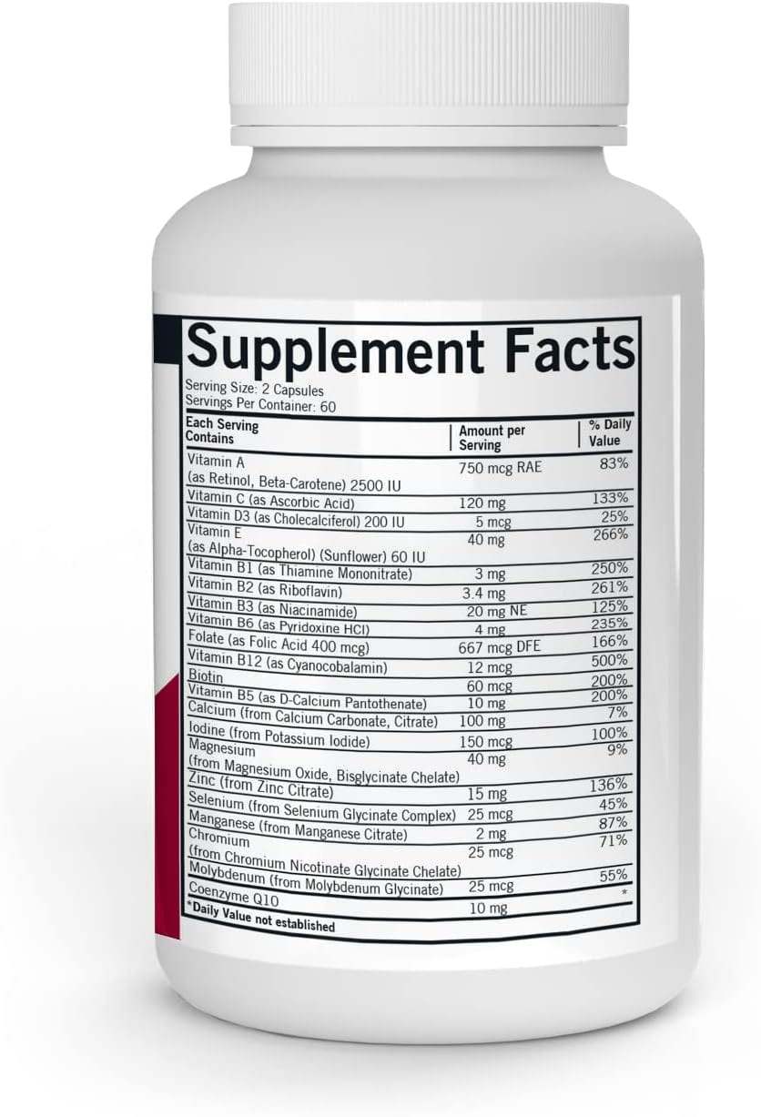 Multivitamin/Mineral von Kindern, 120 Kapseln - Kirkman Labs (hypoallergene)