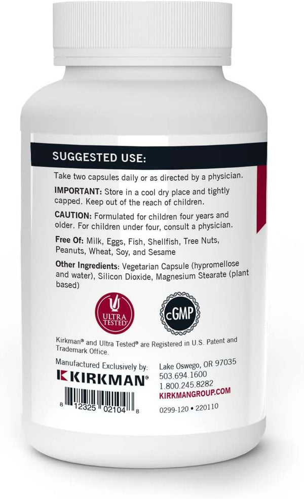 Børns multi -vitamin/mineral, 120 kapsler - Kirkman Labs (Hypoallergenic)