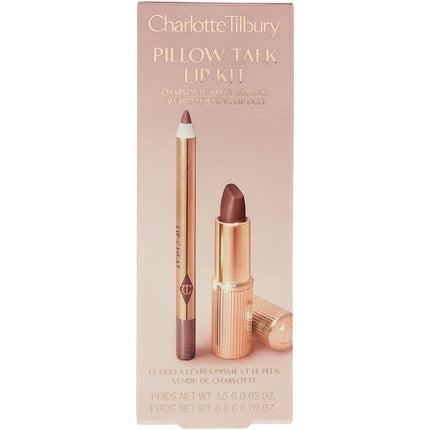 Charlotte Tilbury Pillow Talk Lip Kit: Lip Liner 0.8g - Lipstick 1.5g