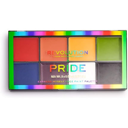 Revolution Pride Express Myself Face Paint Palette 8 x 2g