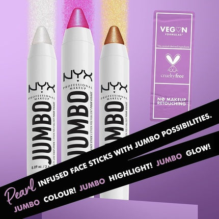 NYX Professional Makeup Multi-Use Highlighter Stick with Jojoba Oil 2.7g Shade Coconut Cake 01