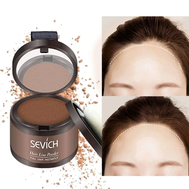 Haarlijnpoeder 4G-Haarconcealer voor dunner wordend haar, natuurlijke look, waterdicht, zweetbestendig, unisex