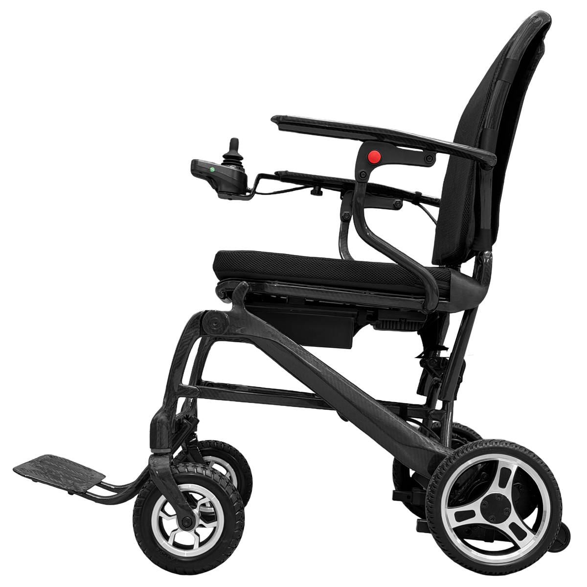 WeCan Y-17 Silla de ruedas eléctrica plegable de fibra de carbono de lujo - imagen 4
