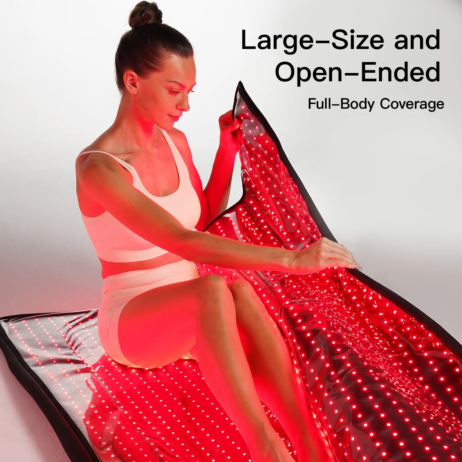 Welzo LUMENPRO™ Elite+ Ganzkörper-Rotlicht-Therapiedecke (hochdichtes LED-System)