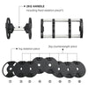 LifeFit Heavy Dumbells Olympic Adjustable