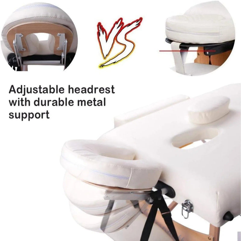 Mesa de masaje portátil Welzo plegable