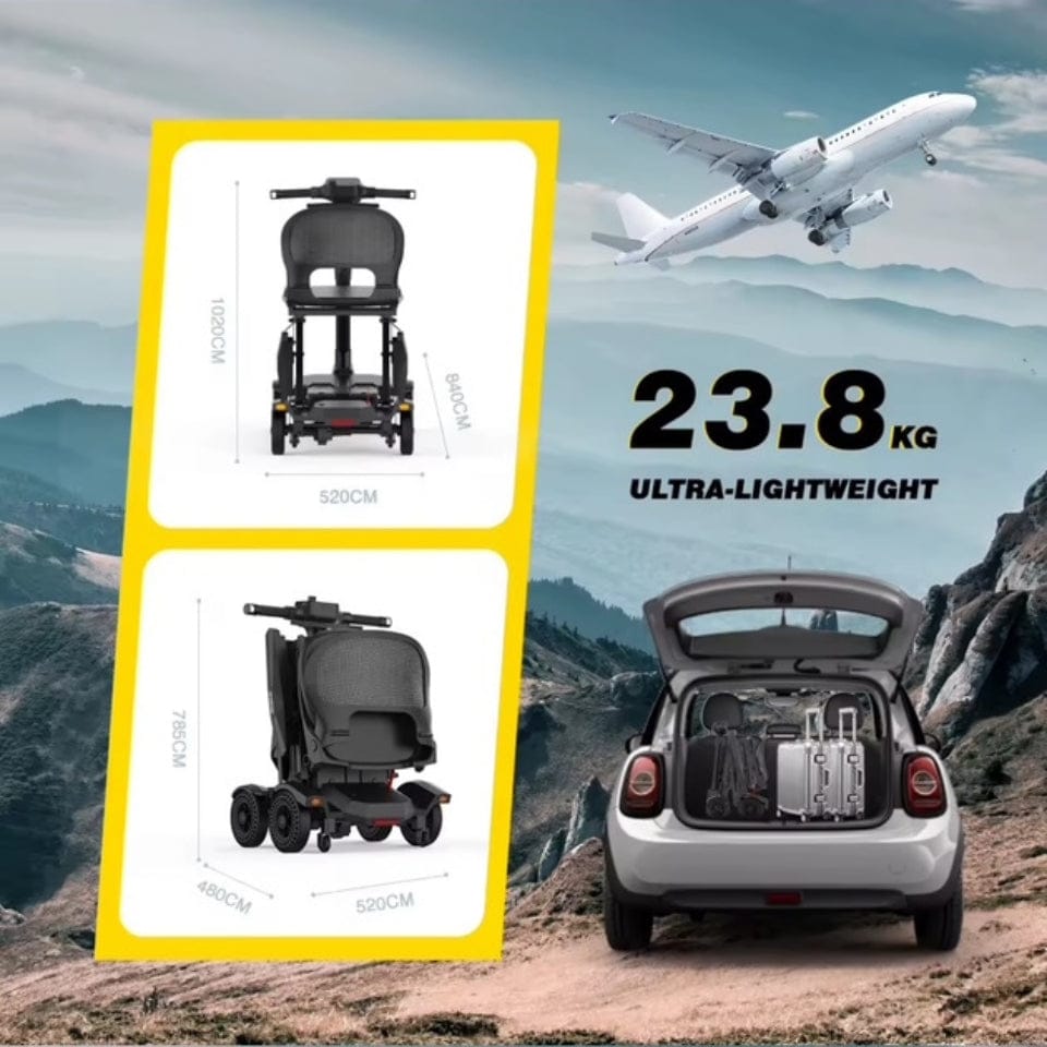 Welzo Veloce Auto automatic folding mobility scooter