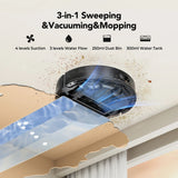 Nexa Vacuum Robot Vacuum & Mop, Smart Mapping,  Auto-Charging, Alexa/Google Control