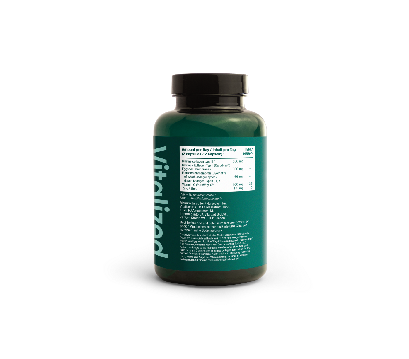 Vitalized Collagen Caps, 60 capsules - Welzo