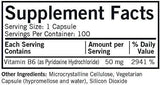 Vitamin B6 50 mg, hypoallergene, 100 Kapseln - Kirkman Laboratories