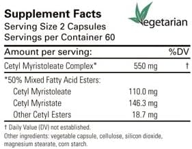 Cetyl myristoleate (CMO), 550 mg (120 Kapseln) - Karuna