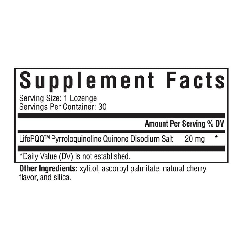 PQQ - 20 mg - 30 Lozenges - Seeking Health